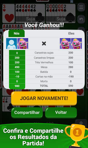 Tranca Jogatina: Jogo de Cartas de Baralho Grátis screenshot 11
