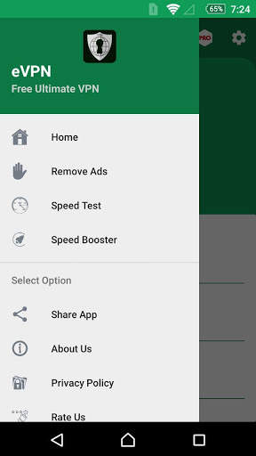 eVPN Pro - VPN, Speed Test and Booster screenshot 3