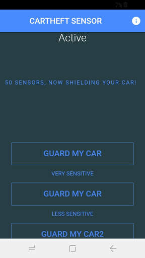 CarTheft Sensor Lite screenshot 2