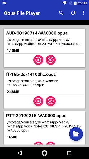 Opus File Player screenshot 1