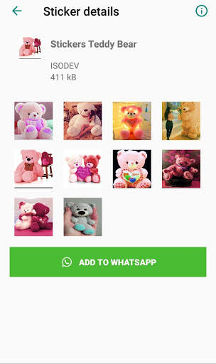 Stickers Teddy Bear for whatsapp screenshot 3