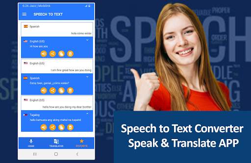 Speech to Text Converter & Voice Translator APP screenshot 5
