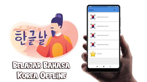 Belajar Bahasa Korea OFFLINE 2020 screenshot 1