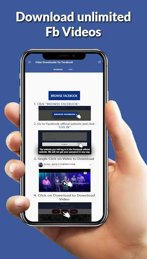 Video Downloader for Facebook Video Downloader FB screenshot 1
