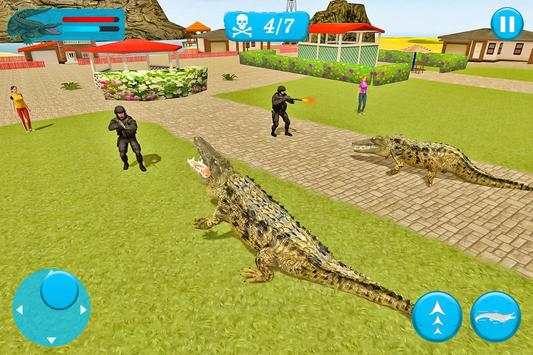 Angry Crocodile Attack स्क्रीनशॉट 8