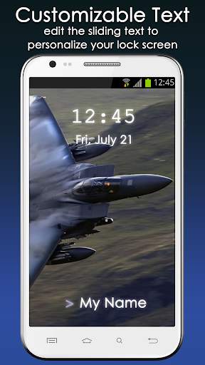 Air Force Lock Screen 3 تصوير الشاشة