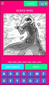 Guess naruto characters. screenshot 3