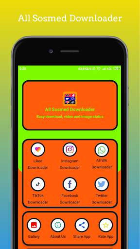 All Sosmed Downloader - video without watermak screenshot 1