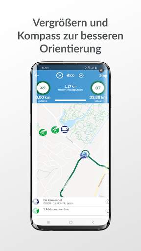 Fahrradnetz - routen-App screenshot 5