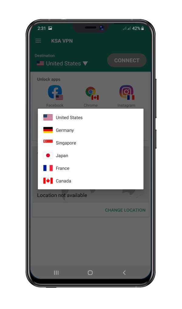 KSA VPN Free Saudi Arabia VPN screenshot 4