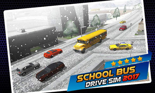 School Bus Drive Sim 2017 screenshot 5