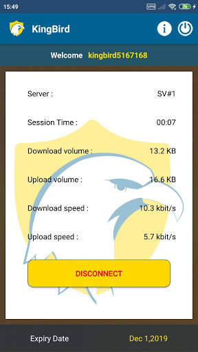 KingBirdVpn / King Bird VPN / KBVPN / zahintelvpn screenshot 5