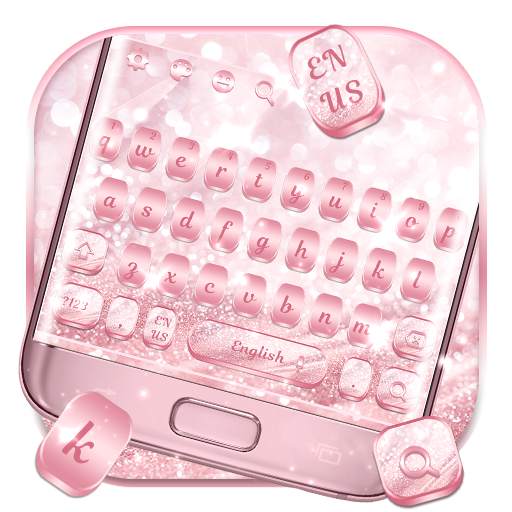 Rose Gold Silk Keyboard 10001002