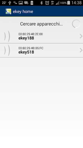 ekey home App screenshot 1