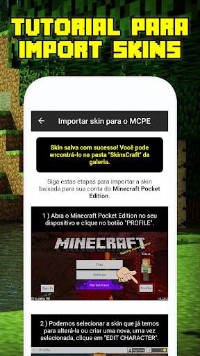 SkinsCraft - Skins para Minecraft PE Grátis screenshot 5