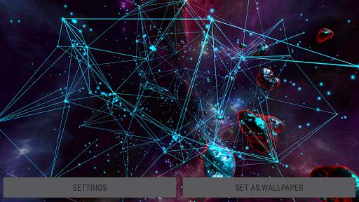 Sci_Fi Particle Plexus 3D Live Wallpaper screenshot 10