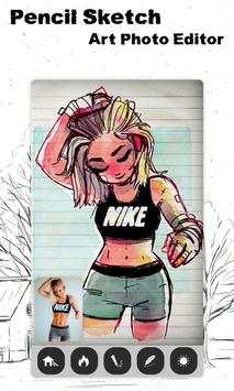 Pencil Sketch Art Photo Editor 4 تصوير الشاشة