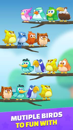 Bird Color Sort Master скриншот 1