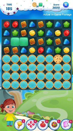 Gummy Candy - Match 3 Game 5 تصوير الشاشة