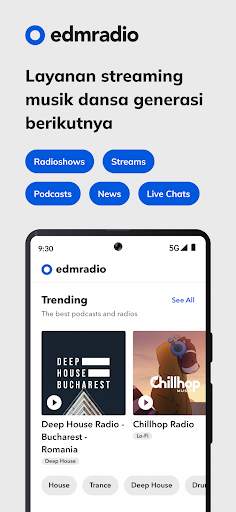 Edmradio - Dance Music Stream screenshot 1