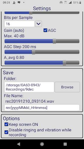 Sound Recorder PCM screenshot 4
