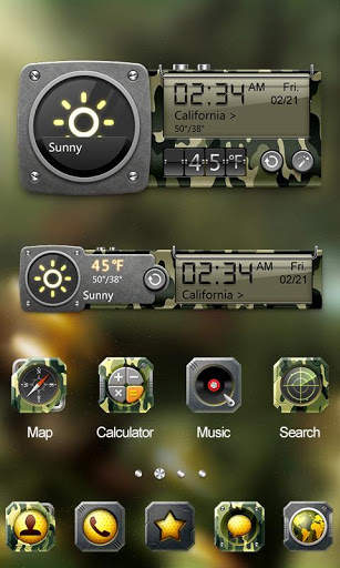 (FREE) Camo GO Launcher Theme screenshot 2