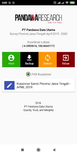 Pandawa Mobile Survey screenshot 2
