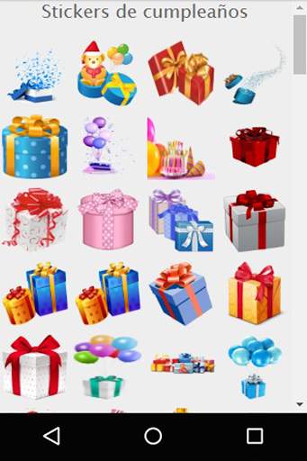 Stickers de cumpleaños para fotos screenshot 2