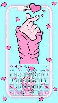 Bàn phím Love Heart screenshot 1