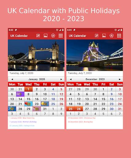 UK Calendar 2021 screenshot 5