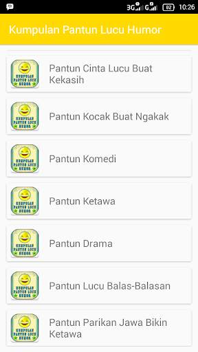Kumpulan Pantun Lucu Humor screenshot 1