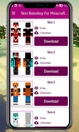 Skin Boboiboy for minecraft pe screenshot 3
