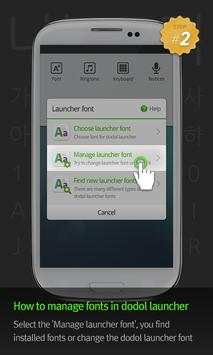 Front home Dodol Launcher Font screenshot 4