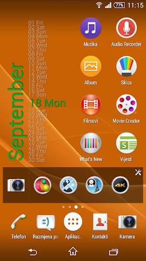 Calendar Widget - Monthly screenshot 4