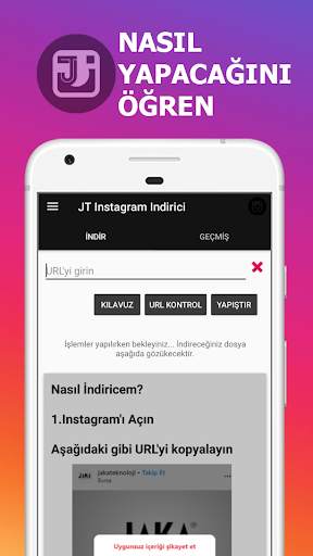 JT Instagram Indirici screenshot 3