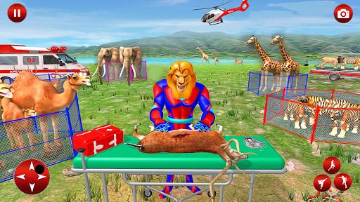 Superhero Animals Robot Rescue Mission स्क्रीनशॉट 4