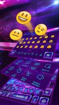 Neon Racing Sports Car Keyboard screenshot 3