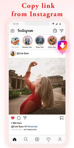 Video downloader for Insta - Repost for Instagram screenshot 1