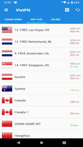 VIETPN High speed VPN screenshot 3