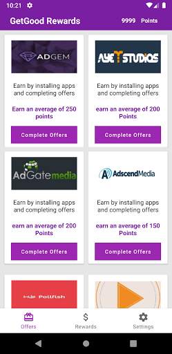 GetGood Rewards: Earn Free Gift Cards and Cash स्क्रीनशॉट 1