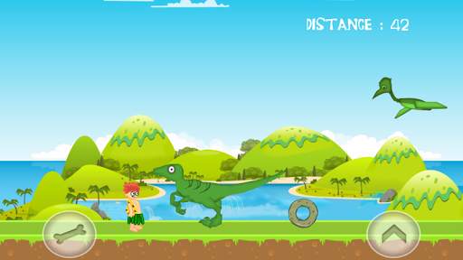 Angry Caveman Run screenshot 2