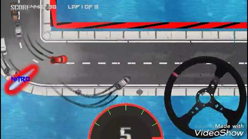 DRIFT RACING- 2d top down drifting car racing game screenshot 1