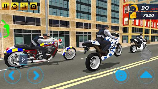 Simulator Sepeda Stunt Polisi screenshot 2