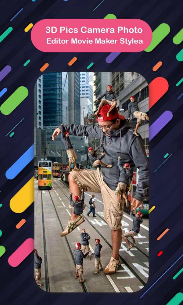 3D Pics Camera Photo Editor Movie Maker Style screenshot 4