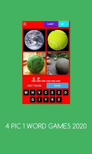 4 Pics 1 Word Games 2020 screenshot 1