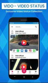 VIDO - Exclusive Video Status 💓 screenshot 1