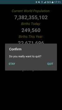 World Population Counter screenshot 2