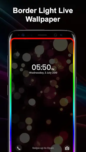 Magic Edge Video Live Wallpaper -Border Edge Light screenshot 1