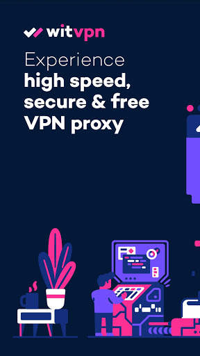 WitVPN - High Speed Free VPN Proxy screenshot 1