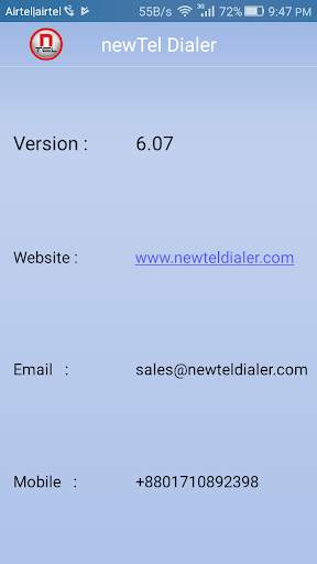 newTel Dialer screenshot 5